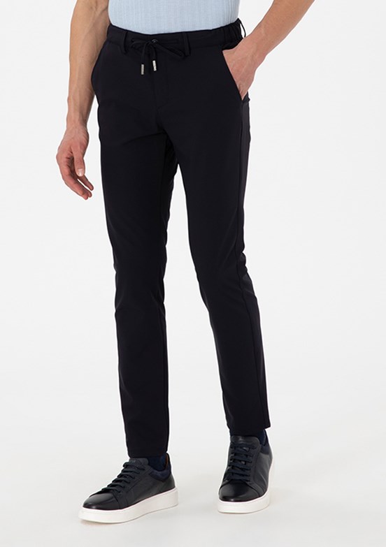 PIERRE CARDIN Lacivert Erkek Slim Pantolon