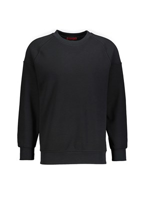 DİOR Siyah Erkek Kapüşonsuz Sweatshirt