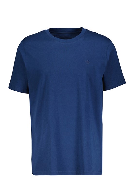 BACKANDBOND - B34T10004 Erkek Lacivert Bisiklet Yaka T-Shirt