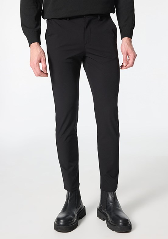 PİERRE CARDİN Siyah Erkek Slim Pantolon