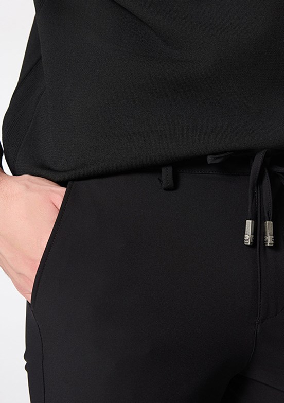 PİERRE CARDİN Siyah Erkek Slim Pantolon