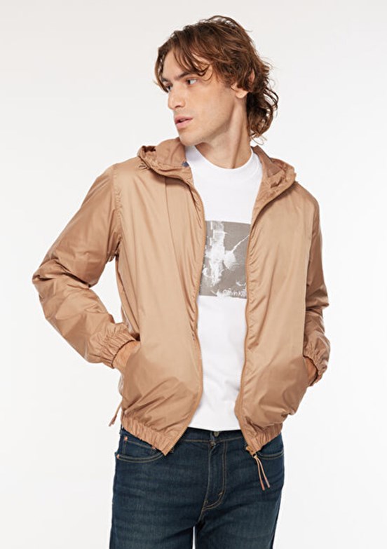 THE CROW - TC7043 Unisex Kahverengi Yağmurluk Mont