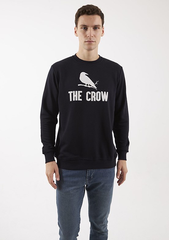 THE CROW Çok Renkli Unisex O Yaka Sweatshirt