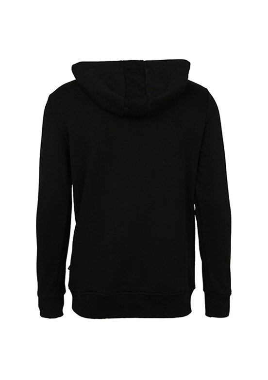 THE CROW Siyah Unisex Fermuarsız Kapüşonlu Sweatshirt