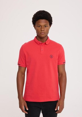THE CROW Summer Polo - TC4615 Erkek Kırmızı Polo Yaka T-Shirt