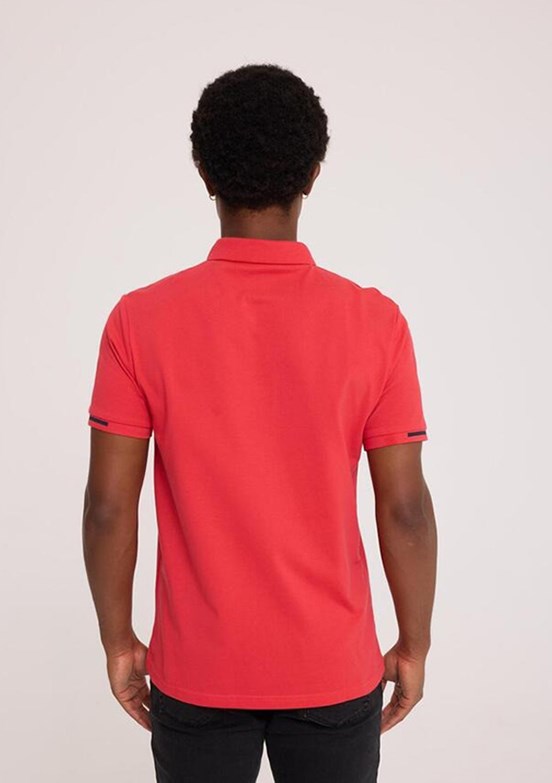 THE CROW Summer Polo - TC4615 Erkek Kırmızı Polo Yaka T-Shirt
