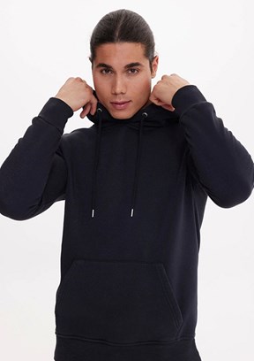 THE CROW Siyah Unisex Kapüşonlu Sweatshirt