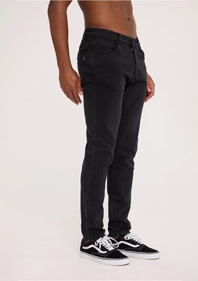 THE CROW Füme Unisex Normal Bel Jean Pantolon