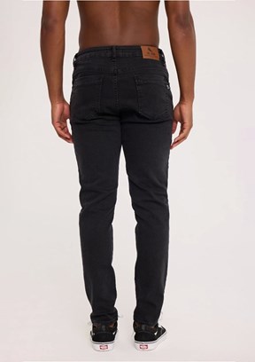 THE CROW Füme Unisex Normal Bel Jean Pantolon