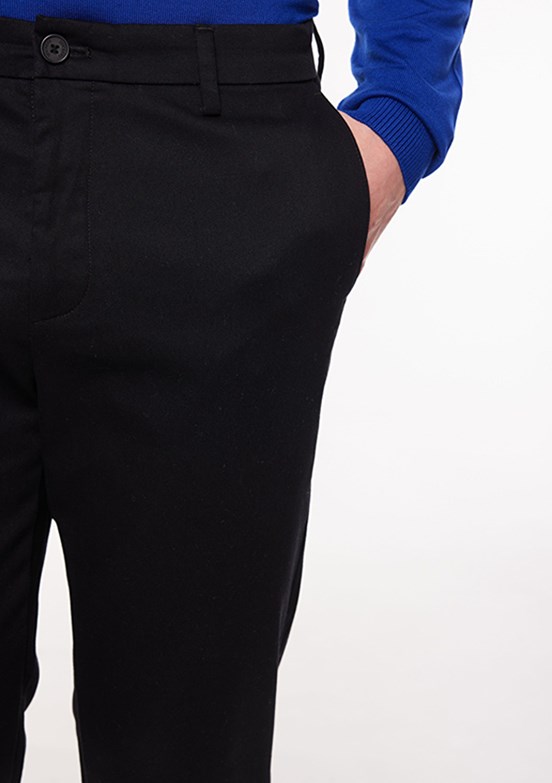 THE CROW Füme Unisex Normal Bel Jean Pantolon