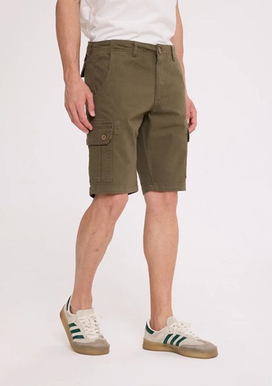 THE CROW Yeşil Unisex Kargo Pantolon Şort