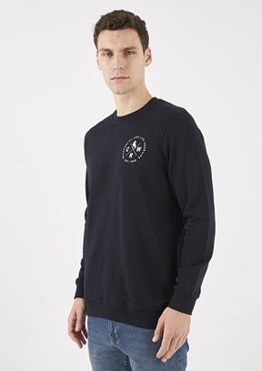 THE CROW Çok Renkli Unisex O Yaka Sweatshirt