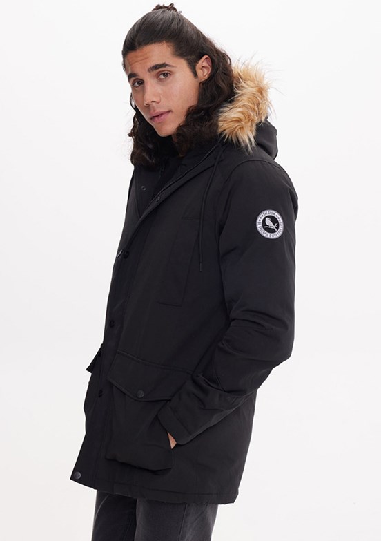 THE CROW - TC5081 Unisex Siyah Basic Mont