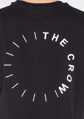 THE CROW The Crow Time - TC9004 Erkek Siyah Relax T-Shirt