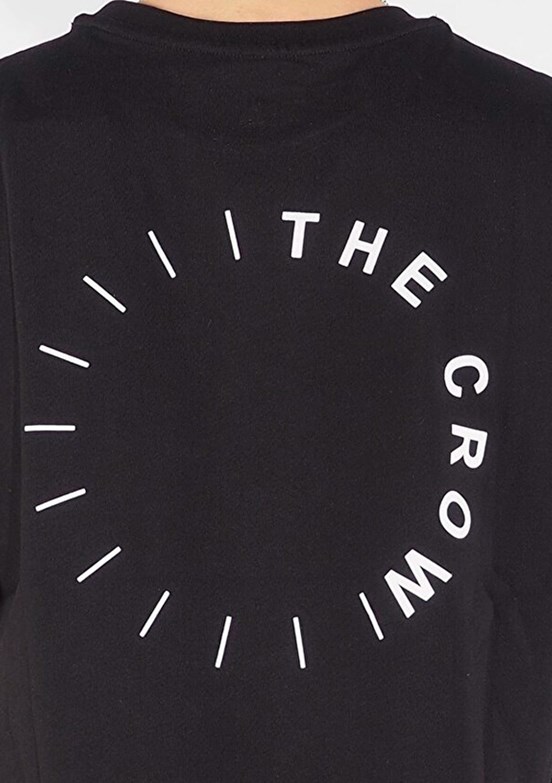 THE CROW The Crow Time - TC9004 Erkek Siyah Relax T-Shirt