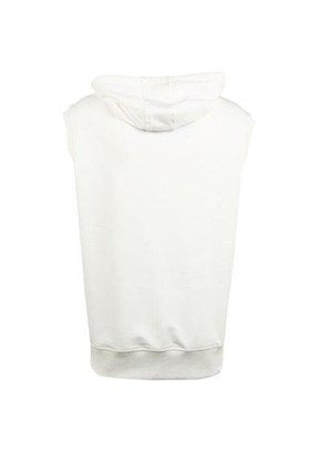 THE CROW Beyaz Unisex Örme Yelek