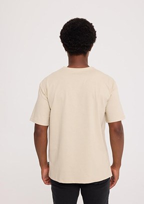 THE CROW Math - TC9010 Erkek Gri Relax T-Shirt