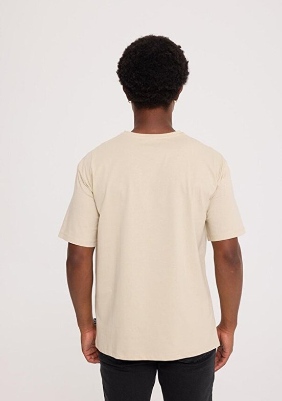 THE CROW Math - TC9010 Erkek Gri Relax T-Shirt