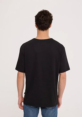 THE CROW - TC9010 Unisex Siyah Relax T-Shirt