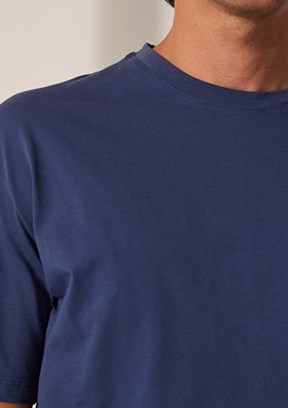 THE CROW - TC9010 Unisex Lacivert Relax T-Shirt