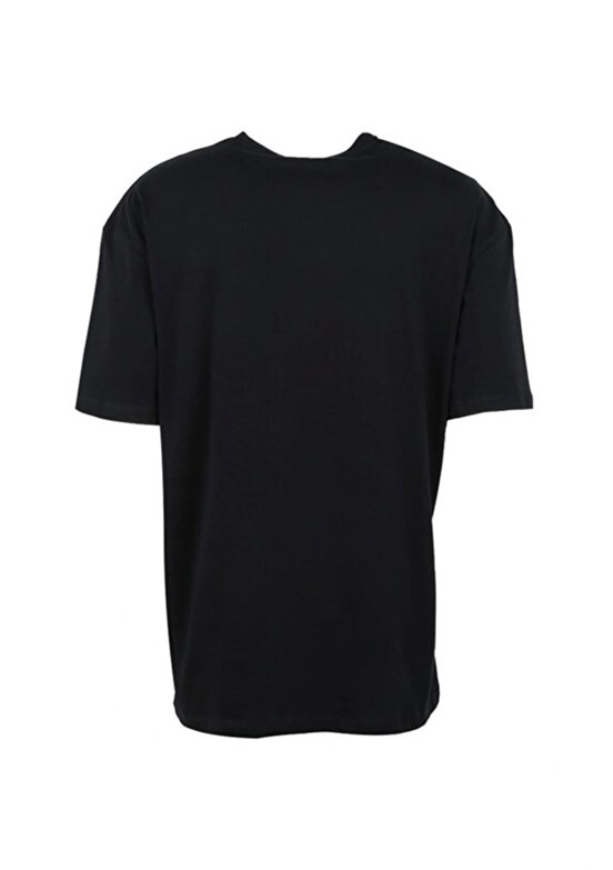 THE CROW - TC9011 Erkek Siyah Relax T-Shirt