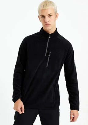 THE CROW Siyah Unisex Polar Mont