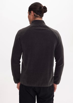 THE CROW Antrasit Unisex Fermuarlı Sweatshirt