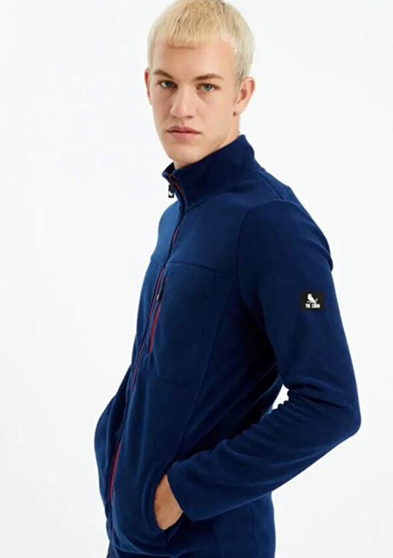 THE CROW Lacivert Unisex Polar Mont