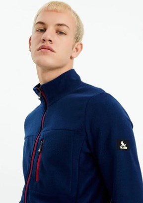 THE CROW Lacivert Unisex Polar Mont