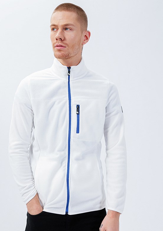 THE CROW Beyaz Unisex Polar Mont
