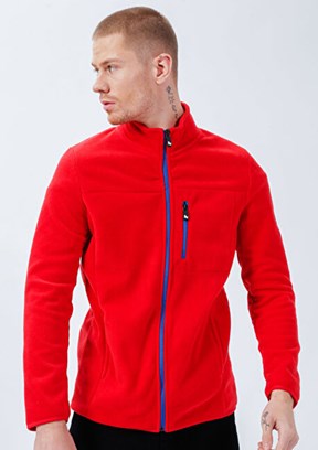 THE CROW Kırmızı Unisex Polar Mont