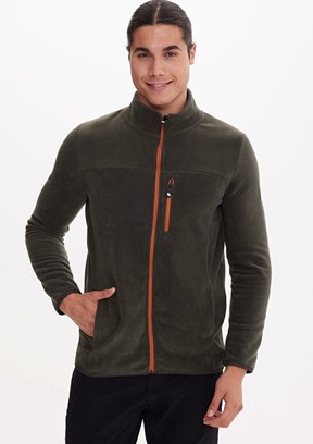 THE CROW Yeşil Unisex Polar Mont