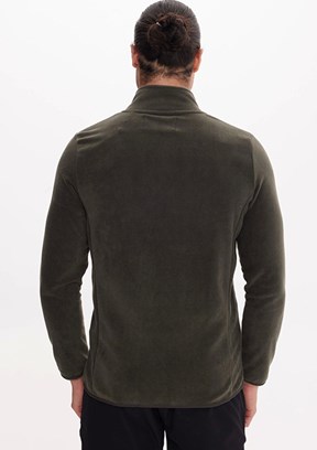 THE CROW Yeşil Unisex Polar Mont