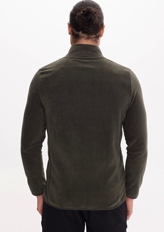 THE CROW Yeşil Unisex Polar Mont