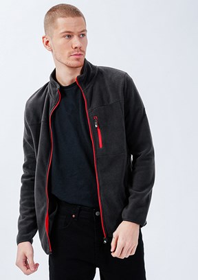 THE CROW Antrasit Unisex Polar Mont