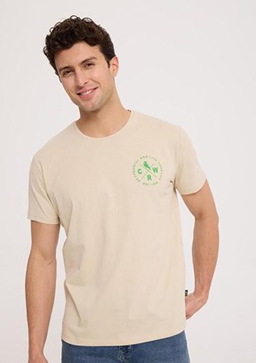 THE CROW Live - TC5306 Erkek Gri Baskılı T-Shirt