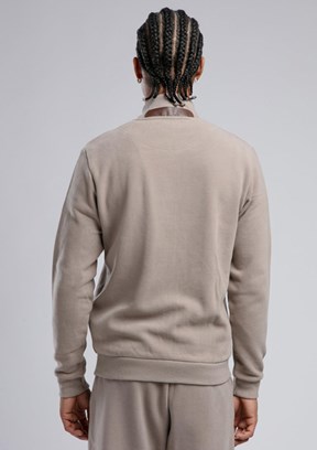 LEE COOPER Bej Erkek Çift Taraflı Sweatshirt