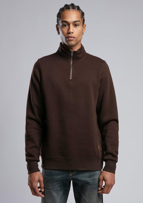 LEE COOPER Kahverengi Erkek Çift Taraflı Sweatshirt