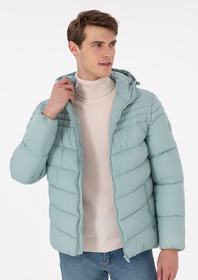 US POLO ASSN Yeşil Erkek Basic Mont