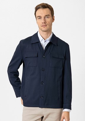 SÜVARİ Lacivert Erkek Regular Mont