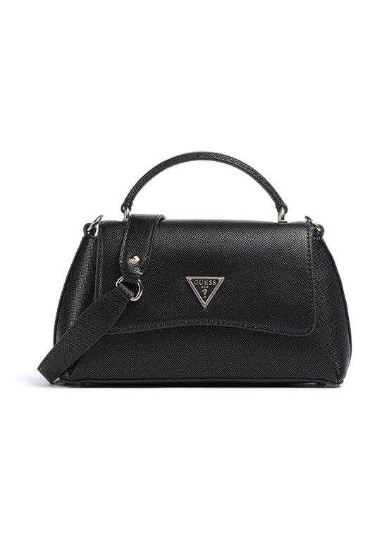 GUESS ECO GLORIANA 2 COMP - HWEZG951220 Kadın Siyah El Çantası