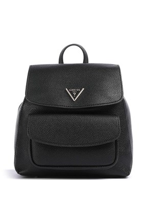GUESS CRESIDIA SMALL FLAP - HWBG9349310 Kadın Siyah Sırt Çantası