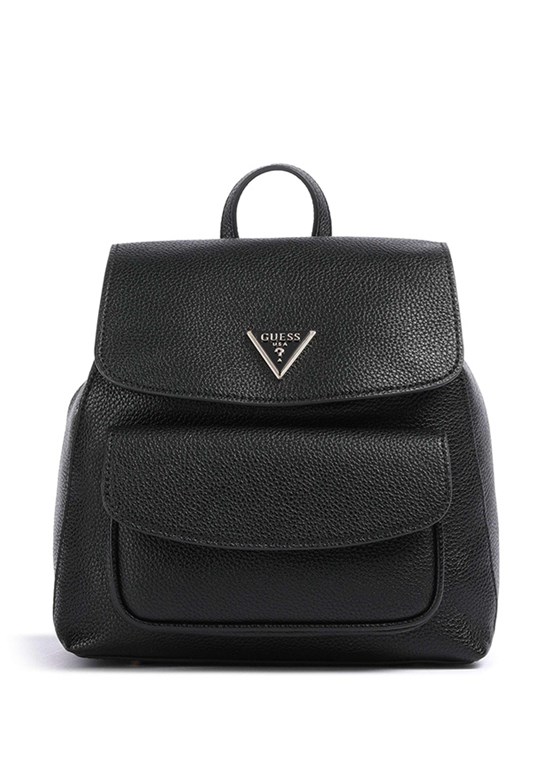 GUESS CRESIDIA SMALL FLAP - HWBG9349310 Kadın Siyah Sırt Çantası