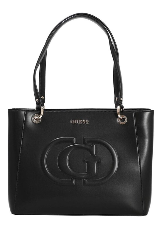 GUESS ECO MIETTA NOEL TOTE - HWEVG951325 Kadın Siyah Omuz Çantası