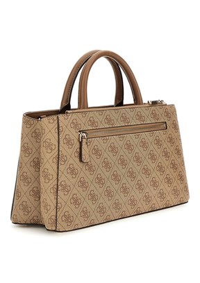 GUESS ECO MIETTA SML SOCIE - HWESG951305 Kadın Kahverengi El Çantası