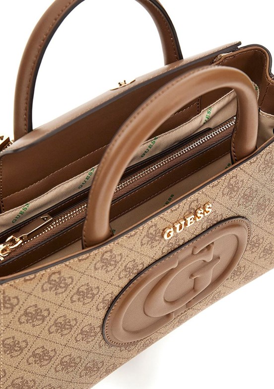 GUESS ECO MIETTA SML SOCIE - HWESG951305 Kadın Kahverengi El Çantası