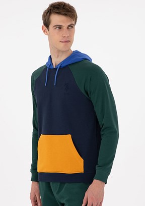 US POLO ASSN Lacivert Erkek Regular Sweatshirt