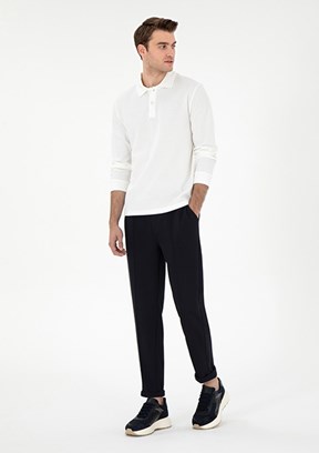 PİERRE CARDİN Lacivert Erkek Slim Pantolon