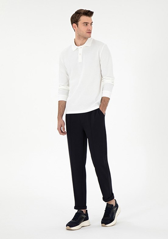 PİERRE CARDİN Lacivert Erkek Slim Pantolon