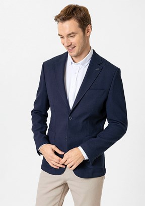 SÜVARİ Lacivert Erkek Slim Ceket